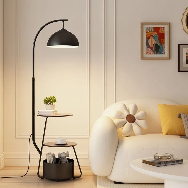 Lampadaire Arc Avec Tables Et Rangement
