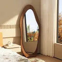 Miroir Design Organique En Bois