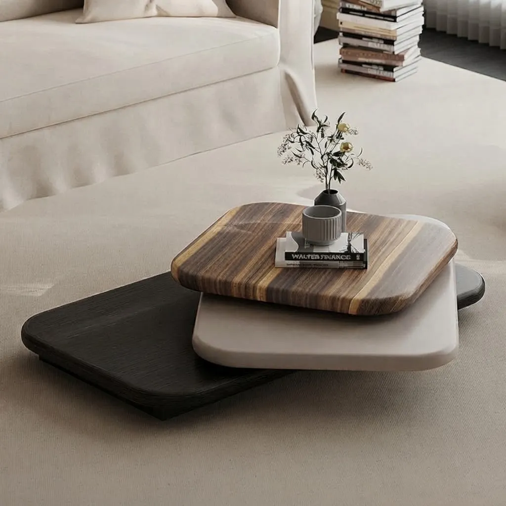 Table Centrale Multicouche Au Design Moderne