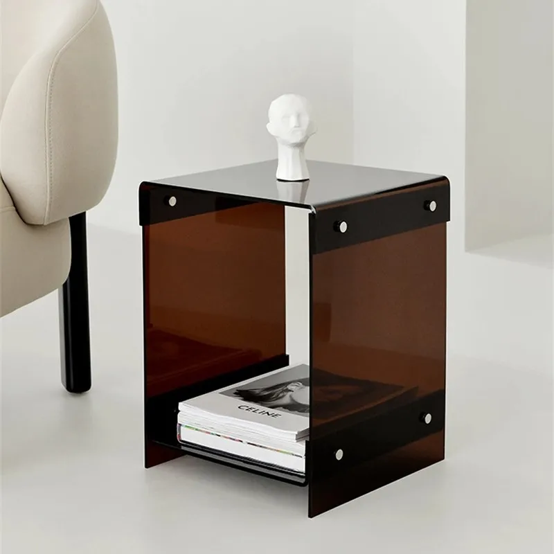 Table D'Appoint En Plexiglas Design Postmoderne