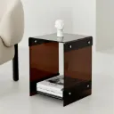 Table D'Appoint En Plexiglas Design Postmoderne