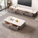 Ensemble De Table Centrale Et Meuble Télé Contemporains En Céramique