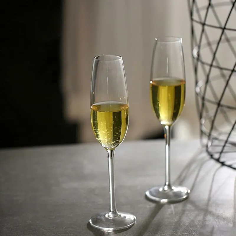 [6900706000059] Lot De 2 Verres À Champagne "SLEEK"