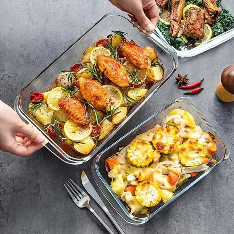 [6920220314128] Lot De 3 Plats À Four