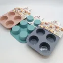 Moule À Muffins En Silicone 6 Empreintes