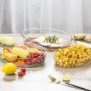 Moules De Cuisson En Verre (Lot De 3)