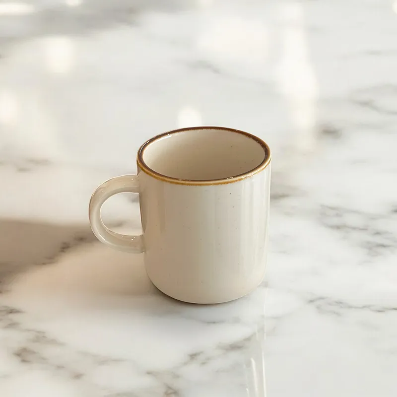 [6665202092303] Tasse À Café Beige Design