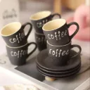 Tasses À Café Écriture "Coffee"