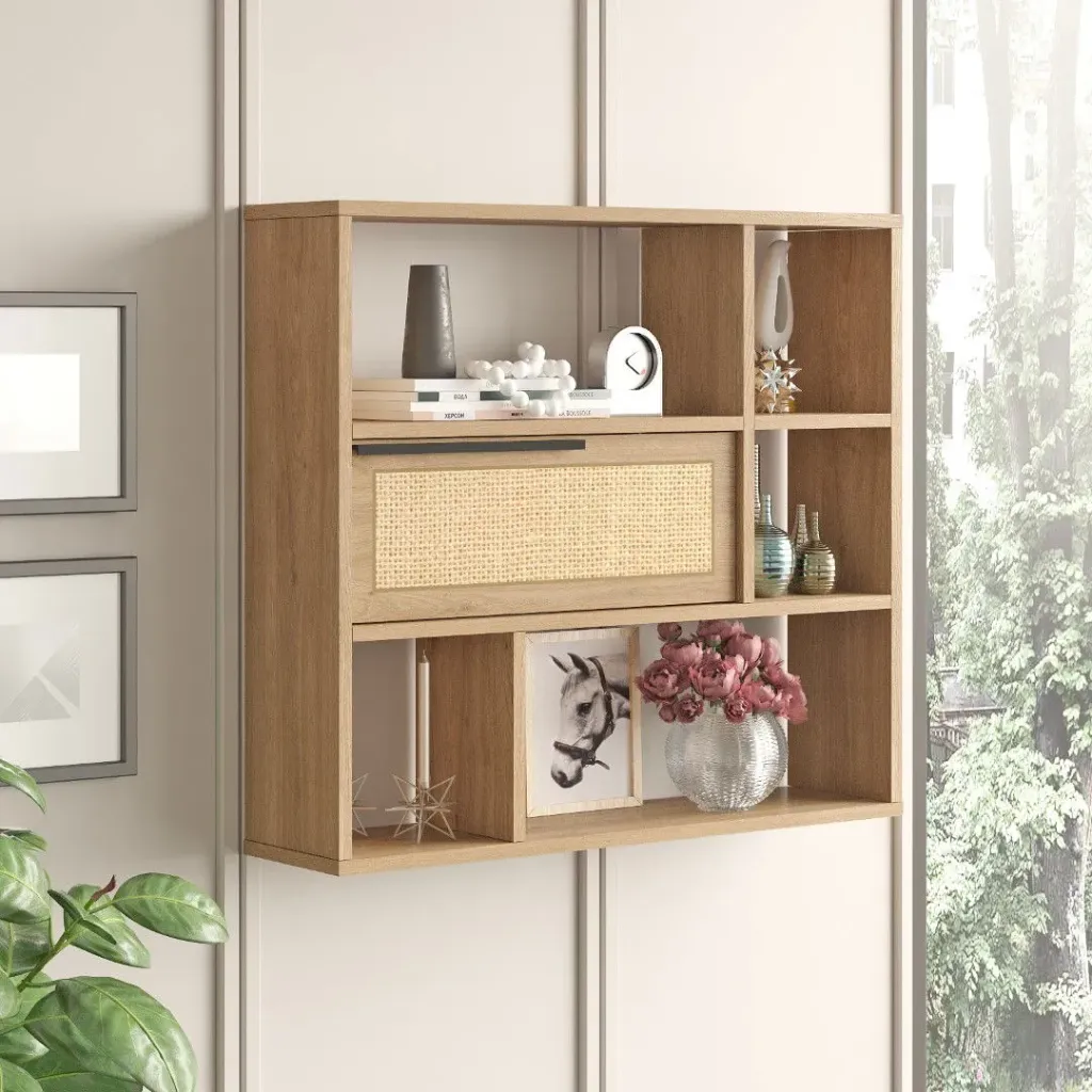 [UCE033] Étagère Impression Cannage "BOHEMM"